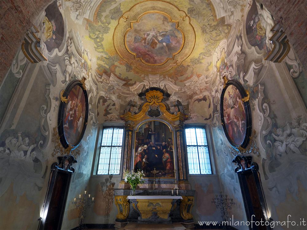 Milan (Italy) - Interior of the chapel of St. Benedict in the Basilica of San Simpliciano